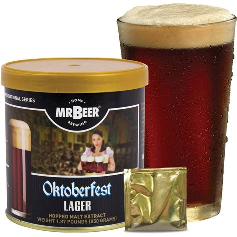 Mr Beer Oktoberfest Lager 2 Gallon Homebrewing Craft Beer Refill Kit