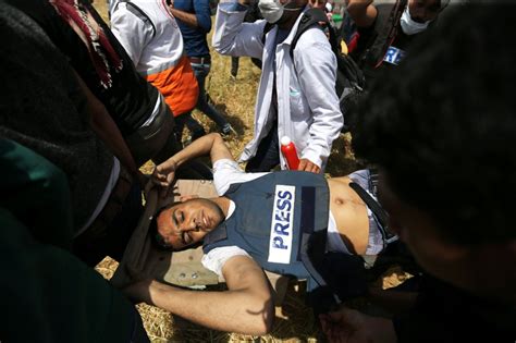 palestinian journalist shot dead by israeli sniper in gaza metro news