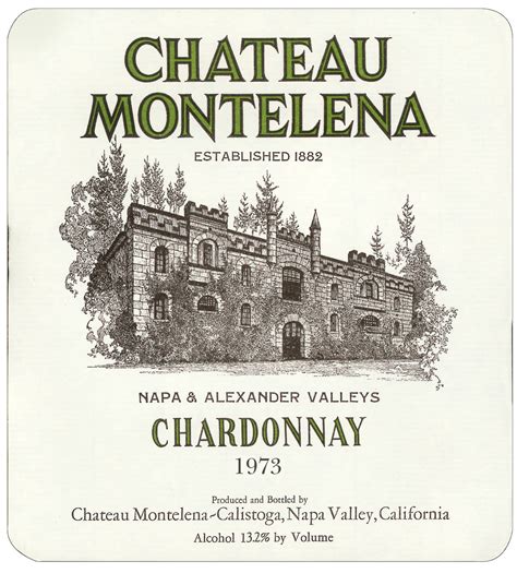 What To Drink Now Chateau Montelena In Honor Of The Late James L