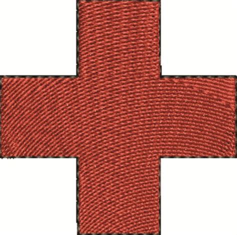 Red Cross Embroidery Design Annthegran