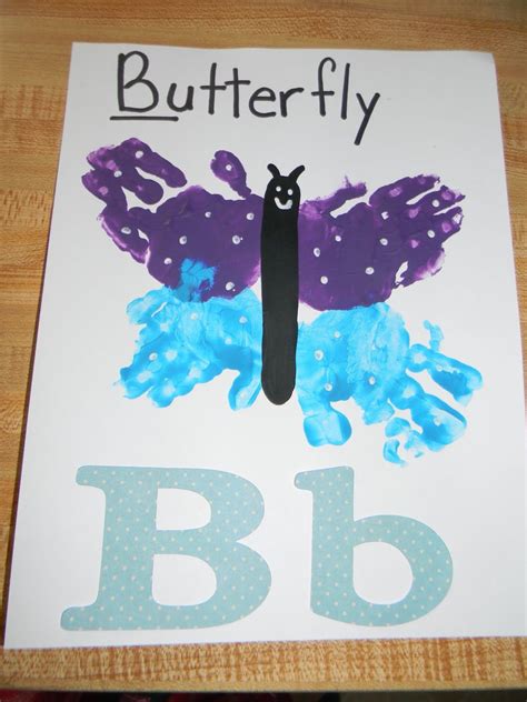 Homemade Memories Alphabet Book B Is For Butterfly Letter A Crafts