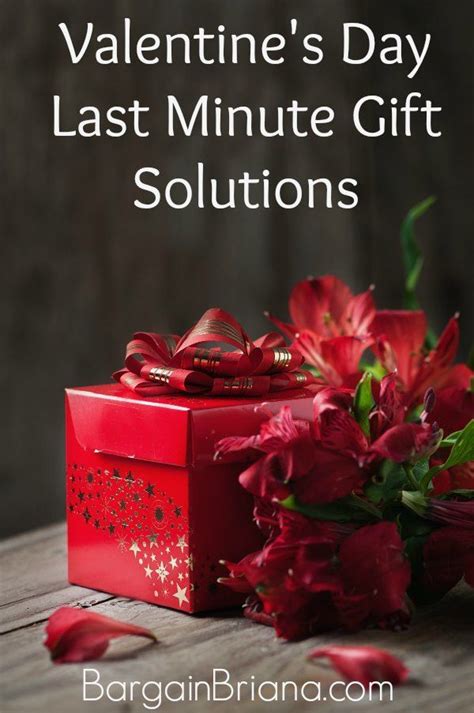 If you waited until the last minute to buy a valentine's day gift, don't get caught up in the hype and impulse buy everything in sight. Valentine's Day Last Minute Gift Solutions - BargainBriana