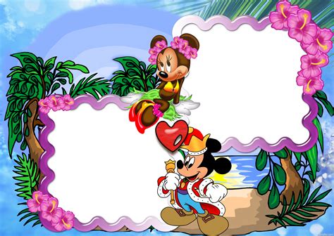 30 Marcos De Fotos De Mickey Mouse · Minnie · Donald Manualidades