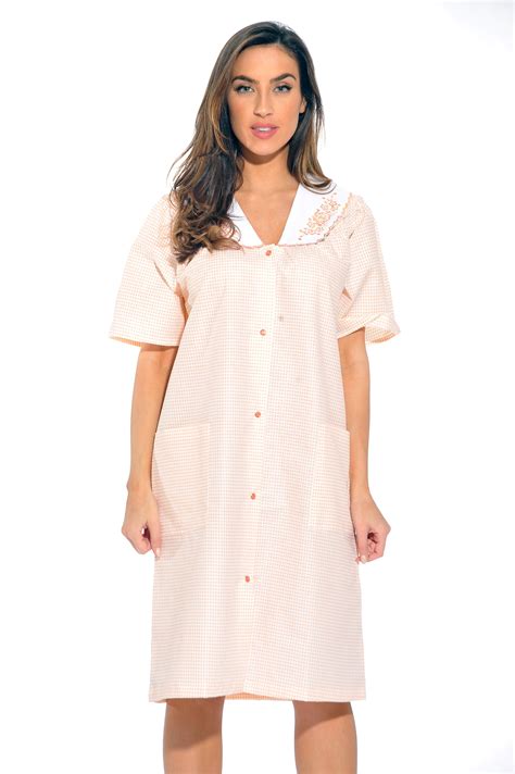 Dreamcrest Dreamcrest Short Sleeve Duster Housecoat Women