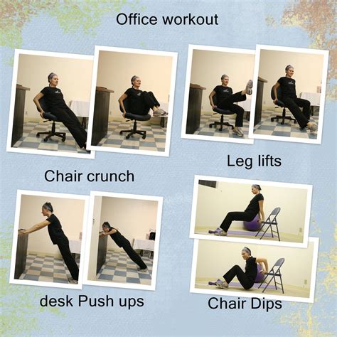 Office Exercises Office Chair Exercises Office Chair Workout