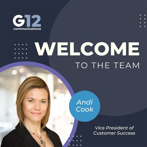 Andi Cook On Linkedin Andi Cook Joins G12 As Vice President Of Customer Success