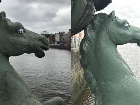 These Statues On A Dublin Bridge Prove That Putting Googly Eyes On