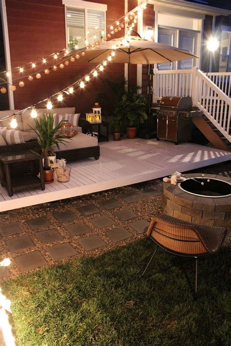 Top 20 Wonderful Deck Decorating Ideas On a Budget | Backyard patio