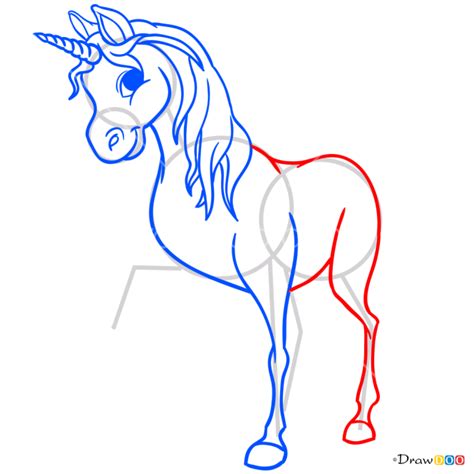 How To Draw Pink Unicorn Horses And Unicorns