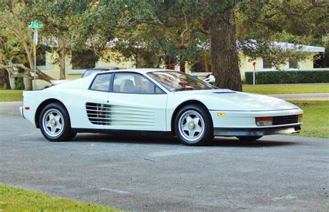 Fans of miami vice, or even just great italian style will want to pay attention to this 1980 ferrari daytona replica. Miami Vice Ferrari Testarossa Shows Up On eBay Video - autoevolution