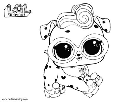 You can now print this beautiful lol pets coloring page or color online for free. LOL Pets Coloring Pages Dollmatian - Free Printable ...