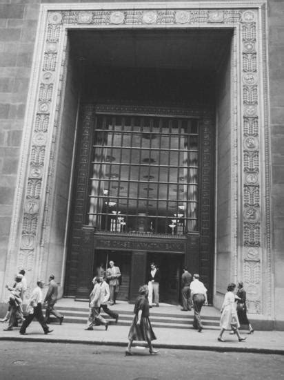 The Main Entrance To The Chase Manhattan Bank Photographic Print Al