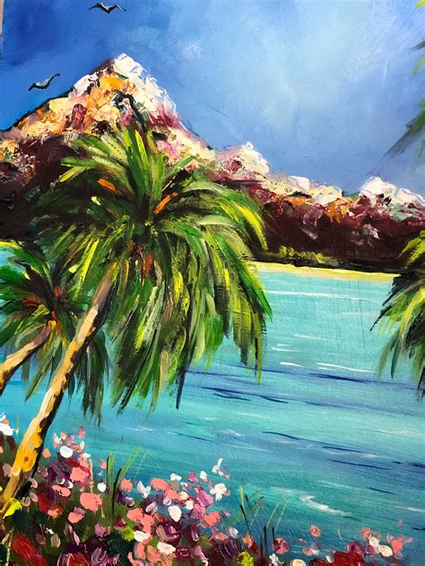 Hawaii Painting Seascape Hawaii Original Oil Landscape Etsy