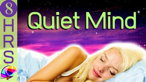 Sleep Hypnosis For Calming An Overactive Mind Affirmations Hrs Youtube