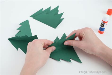 Paper Christmas Tree Craft Frugal Fun For Boys And Girls