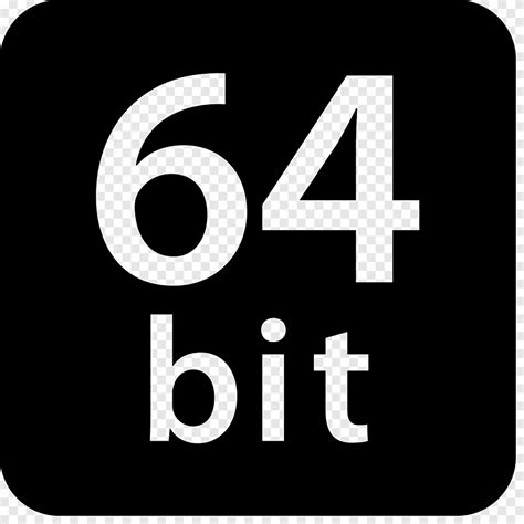 64 Bit Computing 32 Bit Computer Icons 8 Bit Eps矢量 Text Logo Png