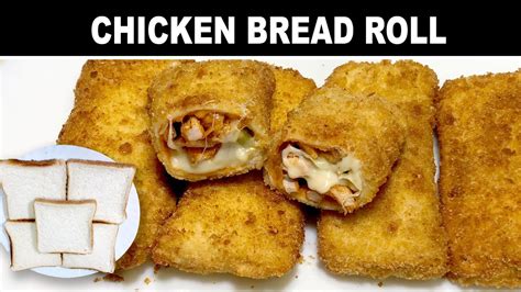 Chicken Bread Roll How To Make Chicken Bread Roll Easy Cooking