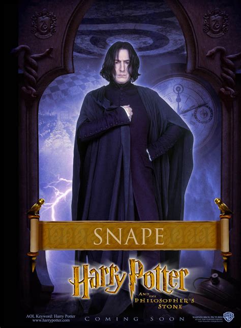 Harry Potter And The Philosophers Stone Snape Poster — Harry Potter