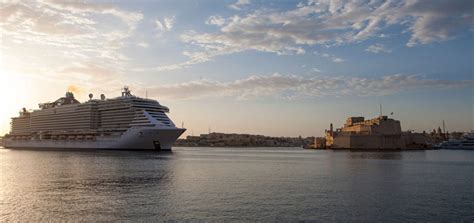 Valletta Cruise Port Welcomes Msc Cruises Latest Newbuild