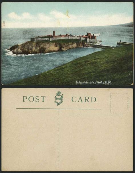 Isle Of Man Old Postcard St Patricks Isle Peel Castle For Sale