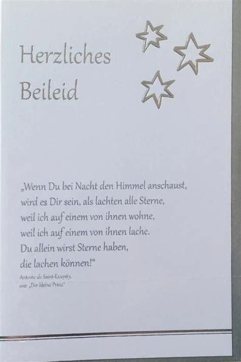 Es stehen trauersprüche und trauergedichte zur verfügung. Trauerkarte Text Beileid Elegant Trauerkarte Schreiben ...