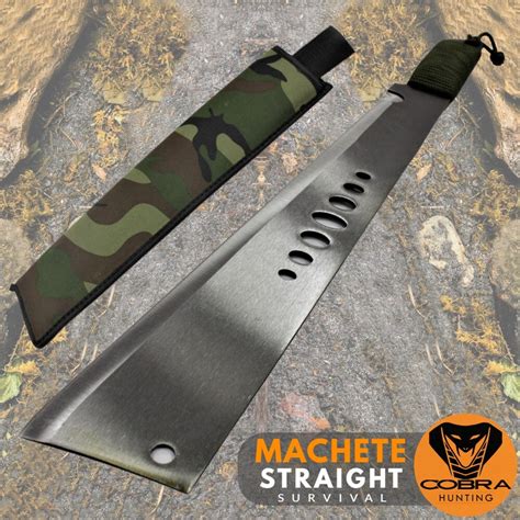 Spring Steel Army Style Machete Sword Hunting Knife With Handle Sword