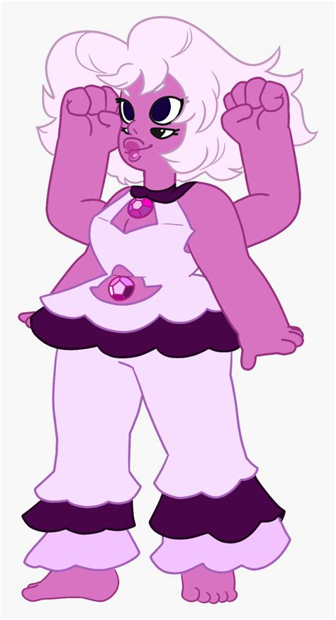 Steven Universe Amethyst And Rose Fusion Steven Pearl Amethyst Fuse Hd Png Download Kindpng
