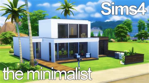 The Minimalist Sims 4 Speed Build Building House Styles Minimalist