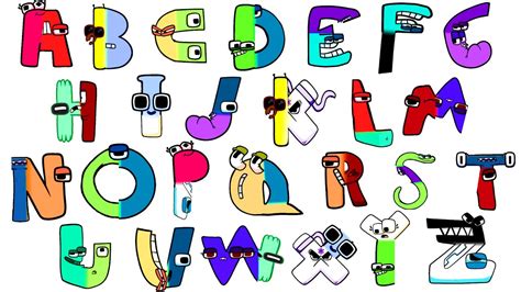 Alphabet Lore Transform Cursed Letters A Z Youtube