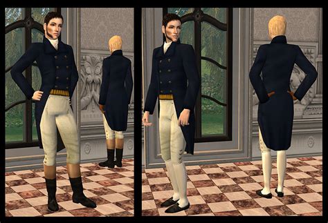 Mod The Sims Regency Fashion For Adult Male Two New Meshes Eight