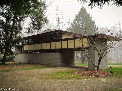 Louis Penfield House Back Designed By Frank Lloyd Wright Flickr