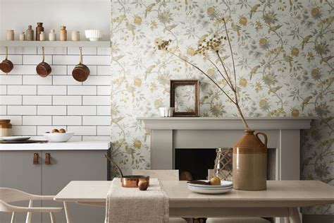 Brick wall wallpaper patterns, brick wall panels and brick wall tile designs are trendy ways to create an original look and decorate modern kitchens in modern bedroom decorating in eco style blends simple and beautiful ideas. How To Choose Wallpaper For Your Kitchen | Kitchen Magazine