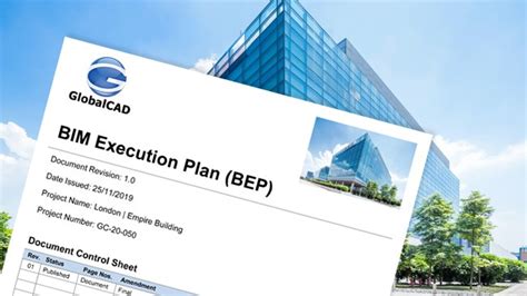 Committed purchase price of specific assembly at buyout. The BIM Execution Plan, how important is it? - GlobalCAD