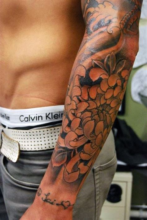 Flower Tattoo Men Designs Ideas And Meaning Tattoos For You