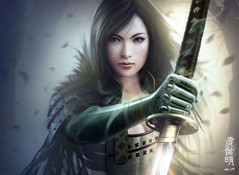 47 Fantasy Female Warrior Wallpapers Wallpapersafari