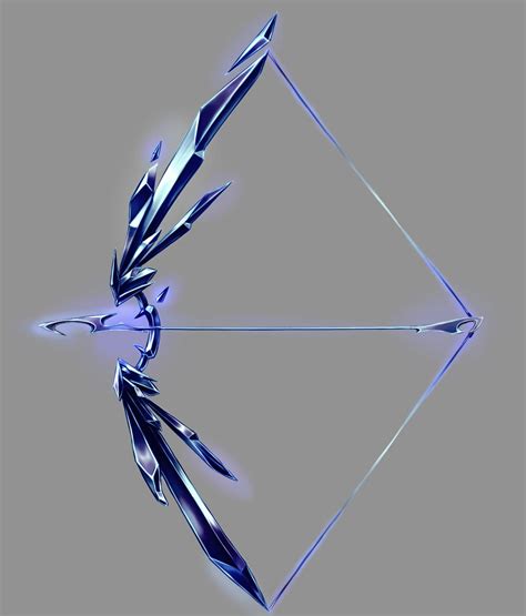 Iceborn Ashes Bow And Arrow By Cyansoulart On Deviantart