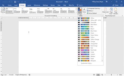 How To Customize MS Office Color Schemes