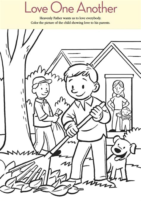Love One Another Coloring Page At Free
