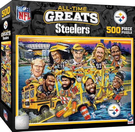 Masterpieces 500 Piece Sports Jigsaw Puzzle For Adults Nfl Pittsburgh