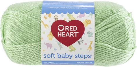 Red Heart Soft Baby Steps Yarn 12pk Baby Green