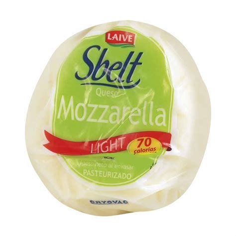 Queso Mozzarella Light Laive Sbelt Paquete 250g Plazavea Supermercado