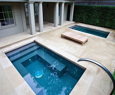 London Swimming Pool Company Twin Spa Plunge Pools Victorian Villa