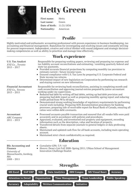 Choose the right resume type basic resume samples resumes to promote your qualifications 10 Accountant Resume Samples That'll Make Your Application Count