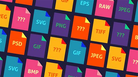 The Different Image File Formats Amp When To Use Them Infographic