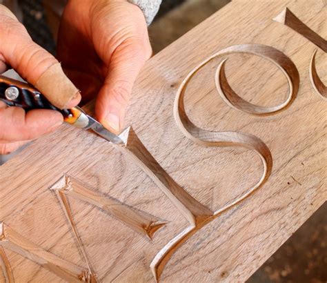 Lettering Large Carving Letters In Wood Carved Wood Signs Dremel Wood Carving