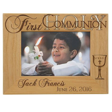 Personalized First Communion Wooden Frame The Catholic Company®