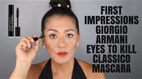 First Impressions Giorgio Armani Eyes To Kill Classico Mascara On
