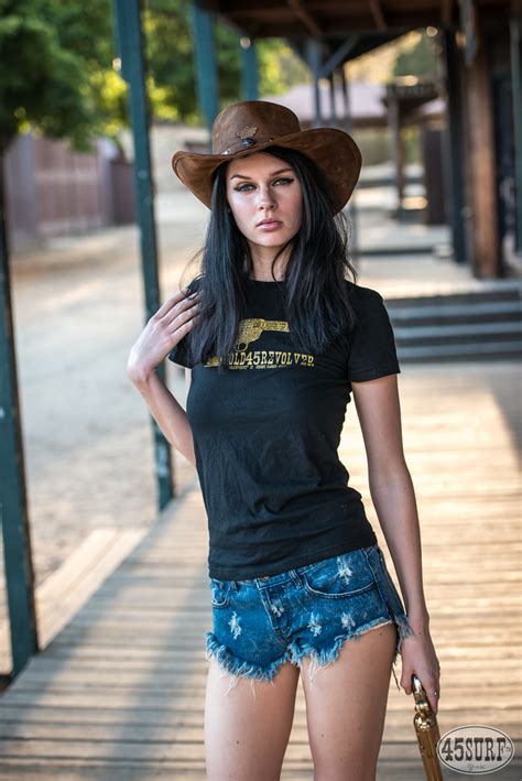 Pretty Cowgirl Model Goddess With Cowboy Hat Cowboy Boots Flickr