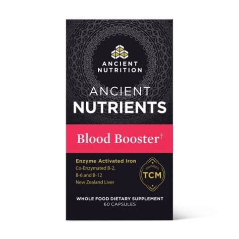 Ancient Nutrition Blood Booster Capsules 60 Ct Kroger