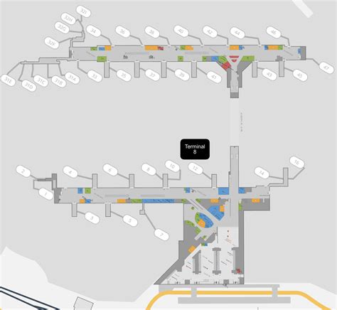 American Airlines Jfk Terminal 8 Map Of Airlines And Ticketing